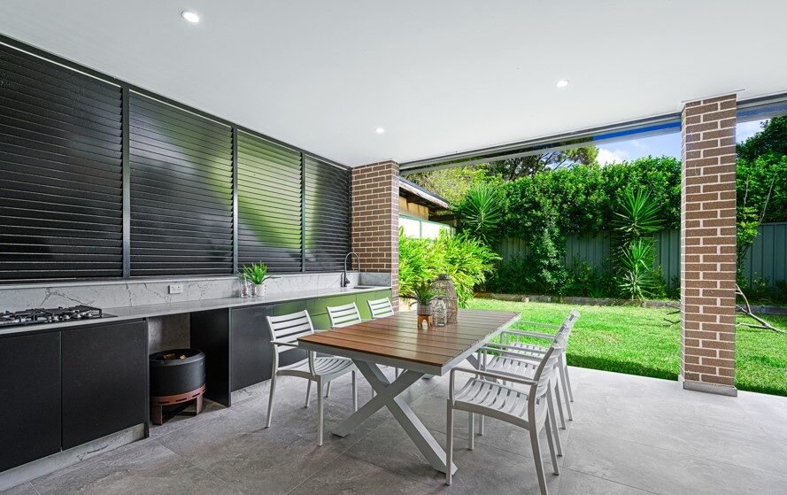 Outdoor home extension by Resco Group in Inner West Sydney.